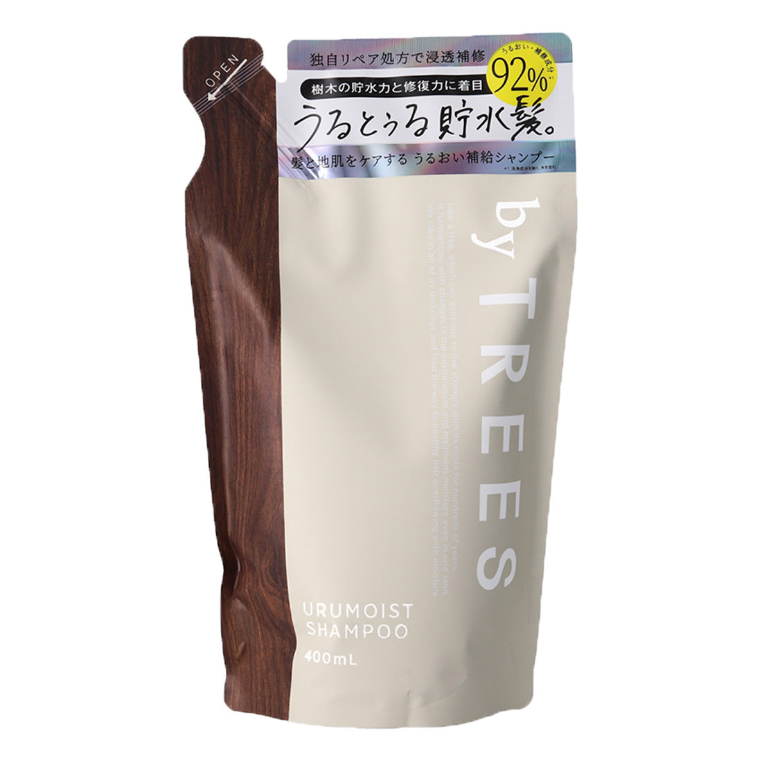 byTREES うるモイスト シャンプー 詰替え 400mL