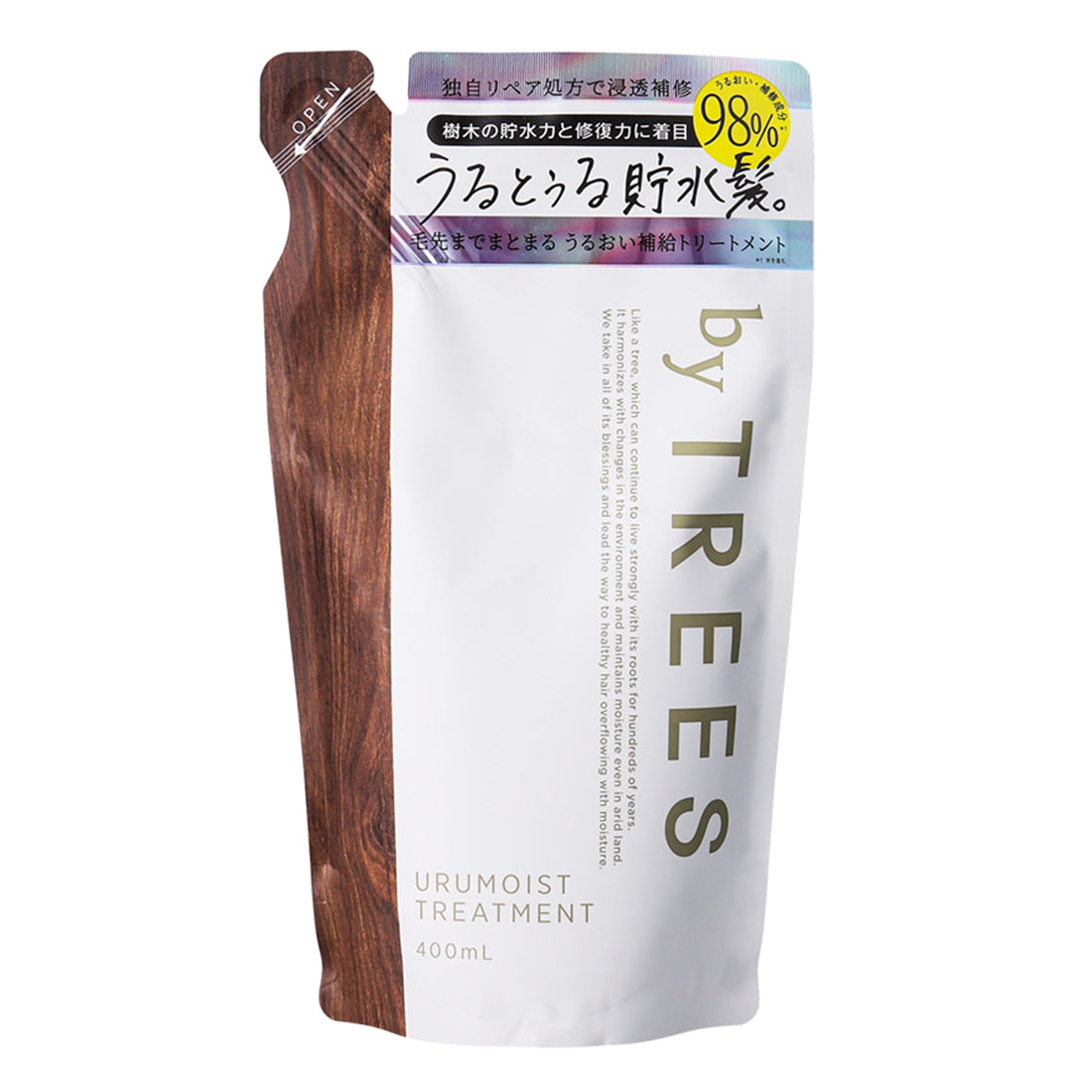 byTREES うるモイスト トリートメント 詰替え 400mL