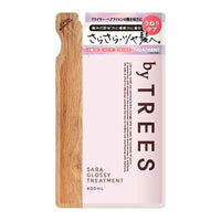 【送料無料】 バイツリーズ さらグロッシー トリートメント 450mL×1個 &詰替え 400mL×1個セット byTREES ヘアケア うるおい 補修成分 うねり 地肌 髪