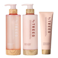 byTREES さらグロッシーヘアケアセット シャンプー 450mL + トリートメント 450mL + スリークリペアヘアマスク 180g 3点セット