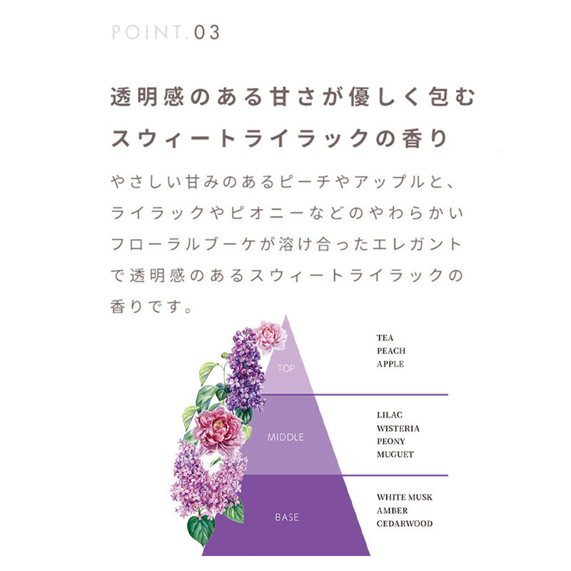 [新商品] 柔軟剤 無添加 赤ちゃん ナイスアンドクイック ボタニカル 素肌想いの柔軟剤 スウィートライラックの香り 600mL NICE&QUICK 天然由来 ふんわり ベビー あかちゃん 子ども 子供