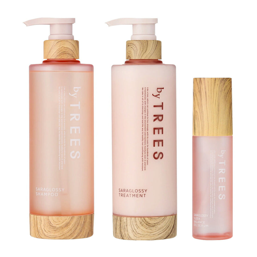 by TREES バイツリーズ シャンプー トリートメント ヘアオイル3点 